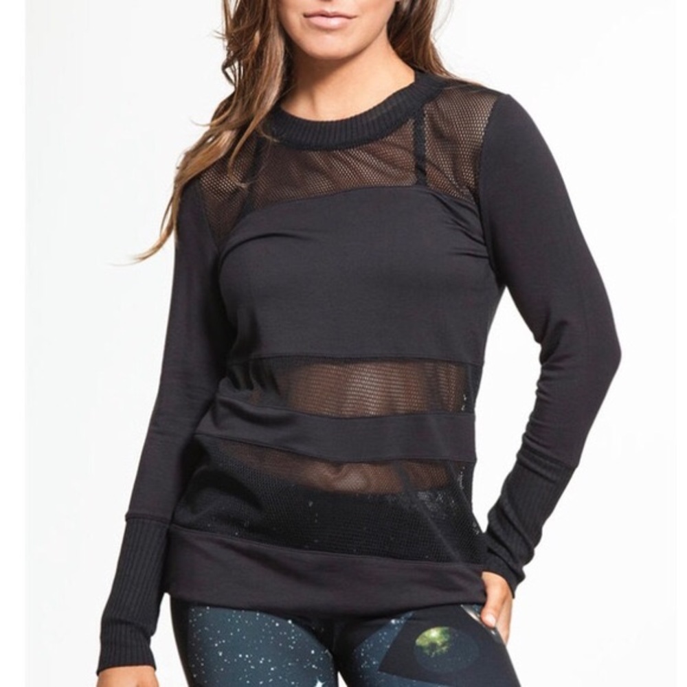 Alo Yoga Plank Long Sleeve Top Size XS